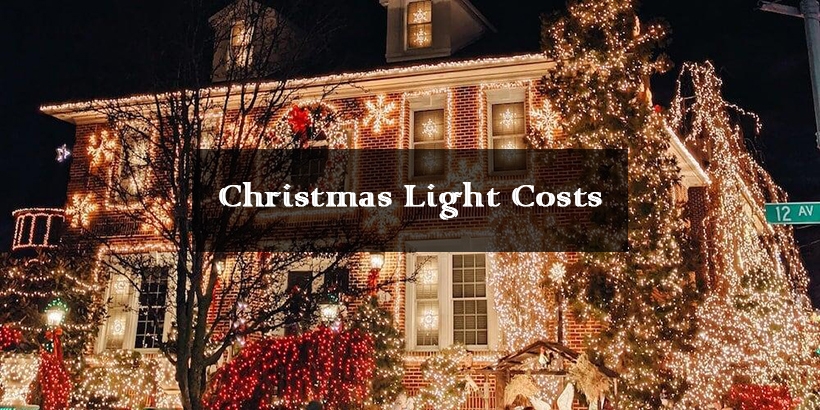 Christmas light costs