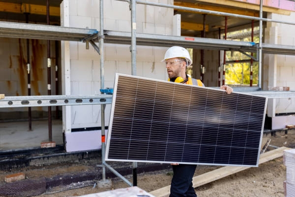 Preparation for installing solar panels