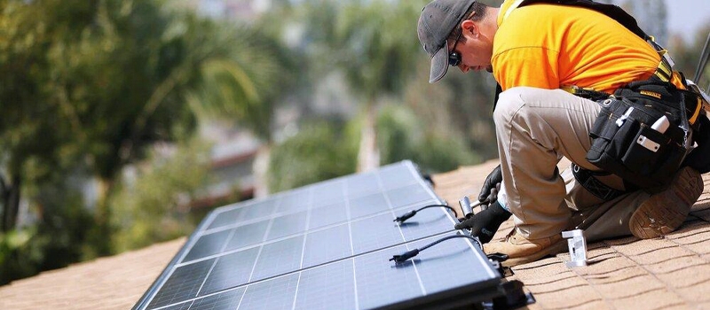 Repair solar panel