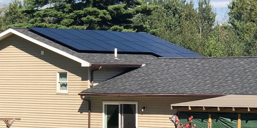 Rooftop solar panels