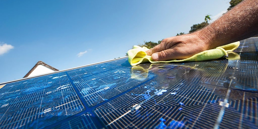 Solar cleaning