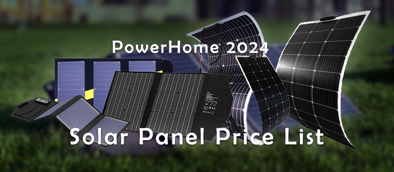 Solar panel price list