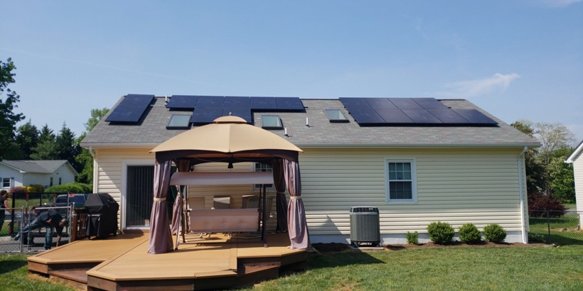 Solar roof array va