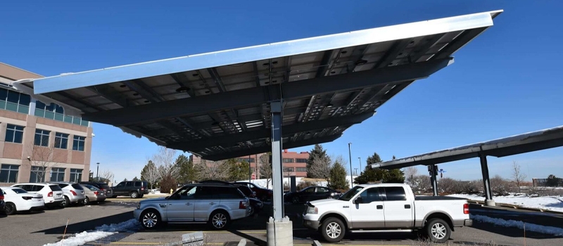 What are solar carports