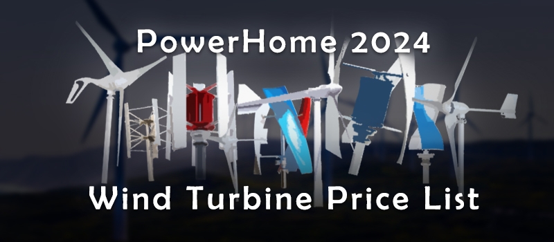 Wind turbine price list