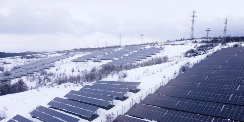 Winter solar panels