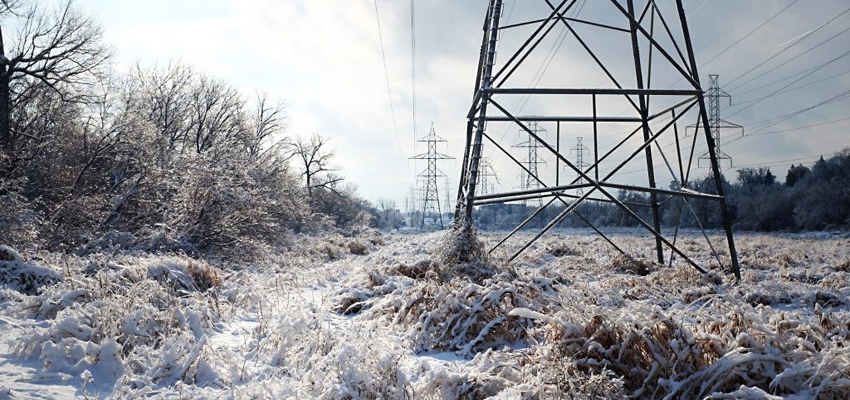 Winter storm power outages