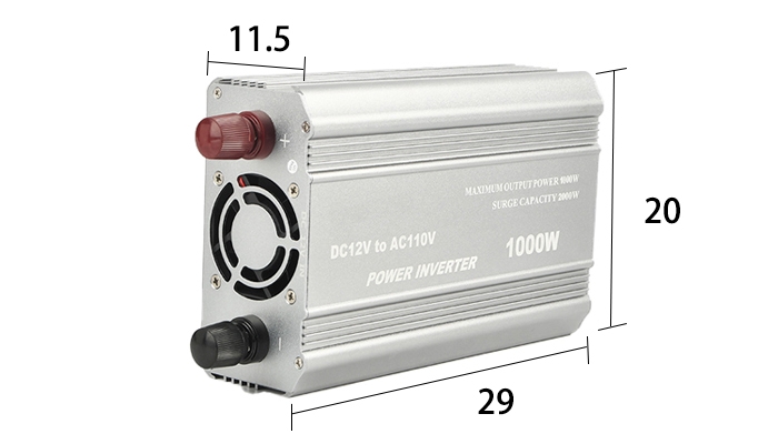 1000W modified sine wave inverter dimension