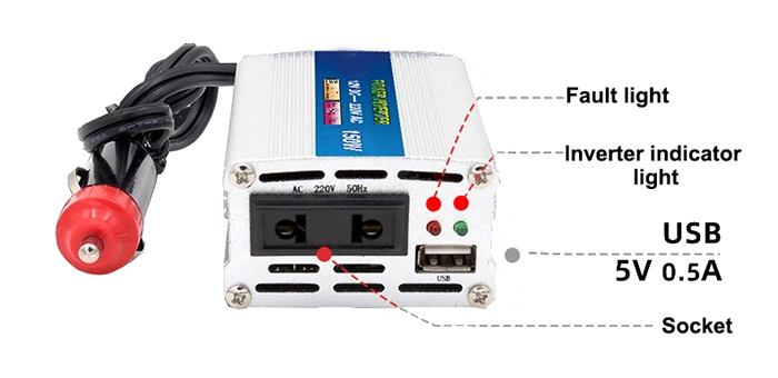 150W modified sine wave inverter structures