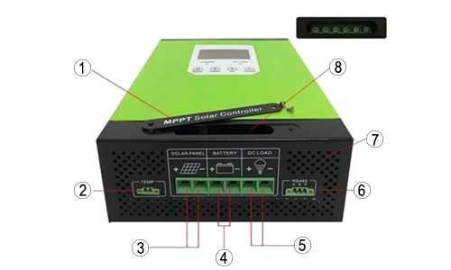 30 amp mppt solar charge controller detail