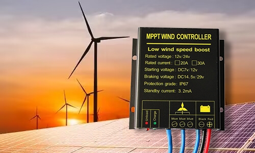500W wind turbine controller feature