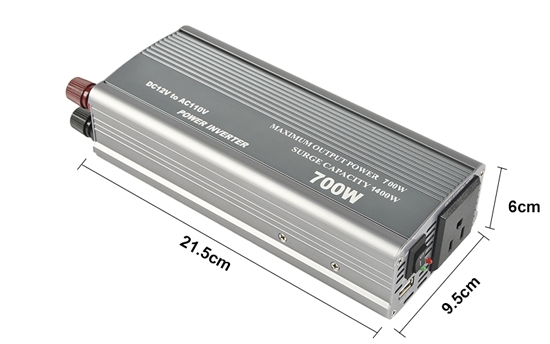 700 watt modified sine wave inverter size