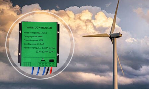 800W wind turbine controller feature