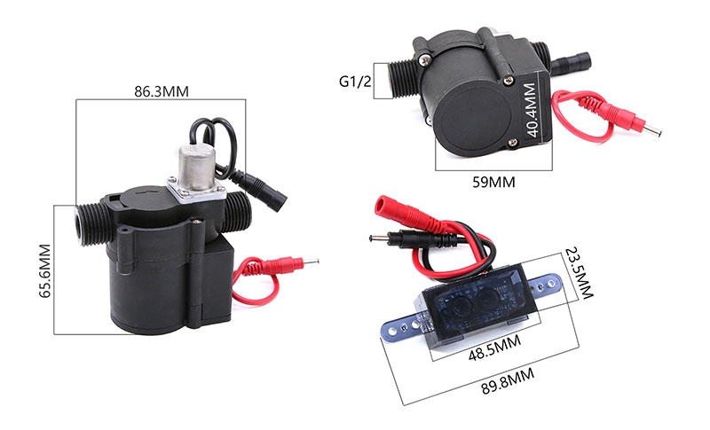 Mini hydroelectric generator size