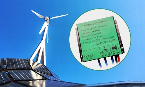 Wind turbine controller for 100w 200w feature